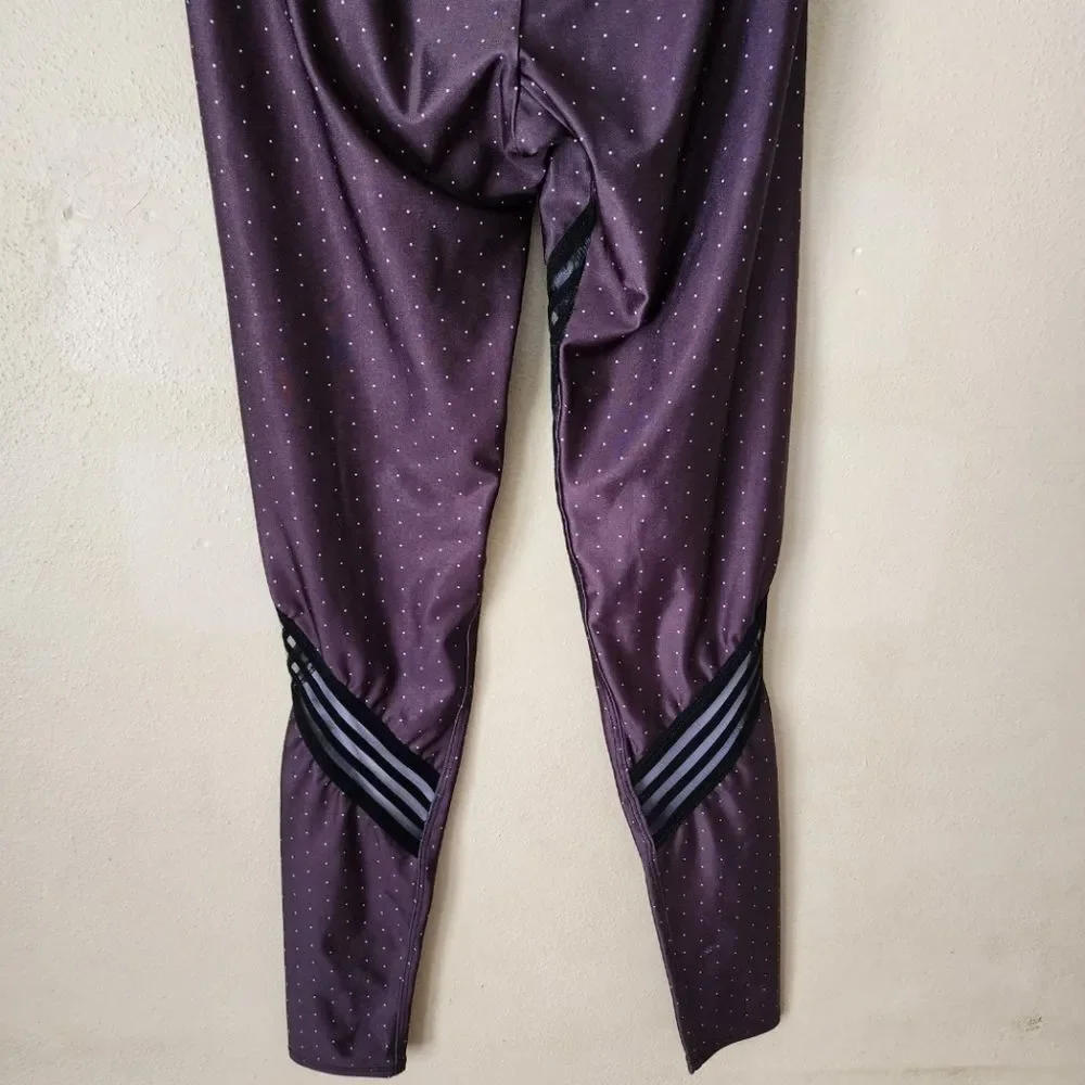 FP Movement X Onzie Purple Polka Dot High Rise Leggings XS Yoga Pants